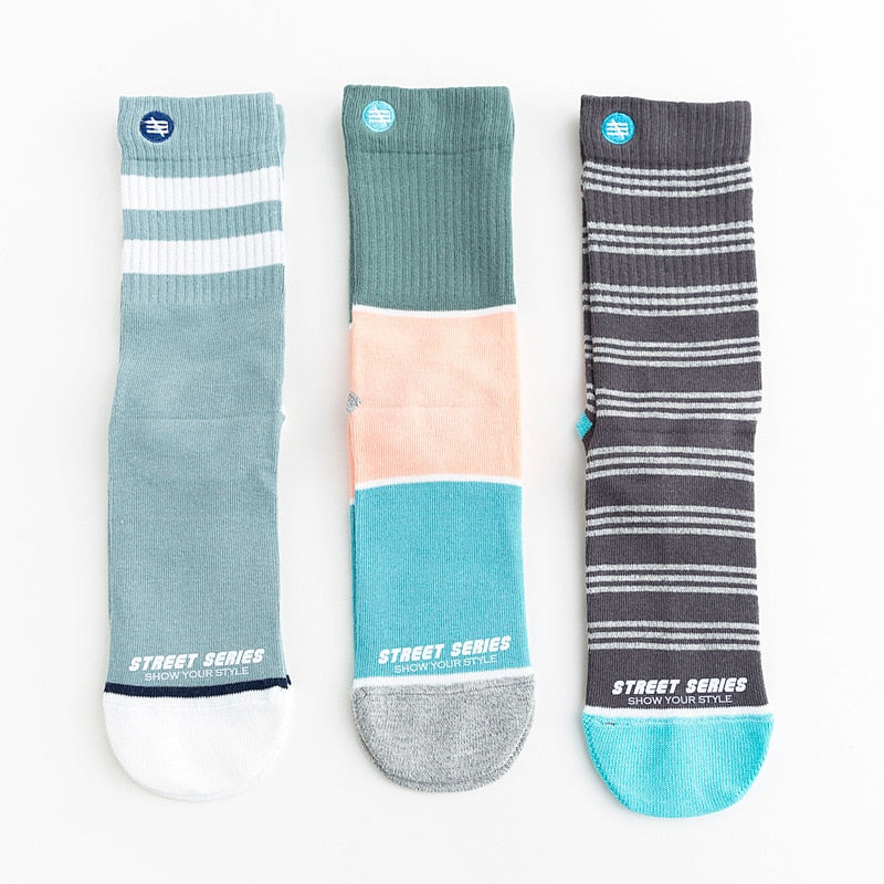 Unisex Street Fashion Happy Socks - 1 Pair - Little Eudora