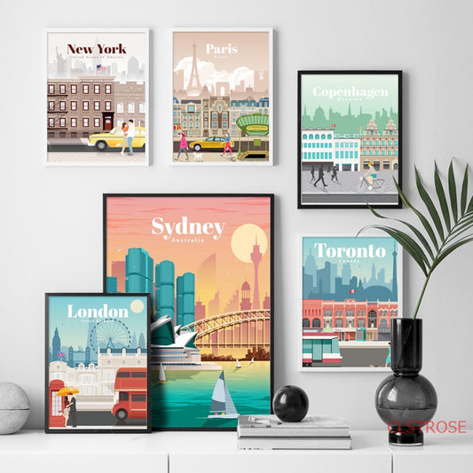 London New York Paris Spain City - Little Eudora