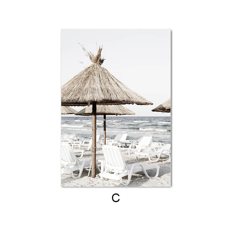 Tropical Summer Sea Landscape Wall Art - Little Eudora