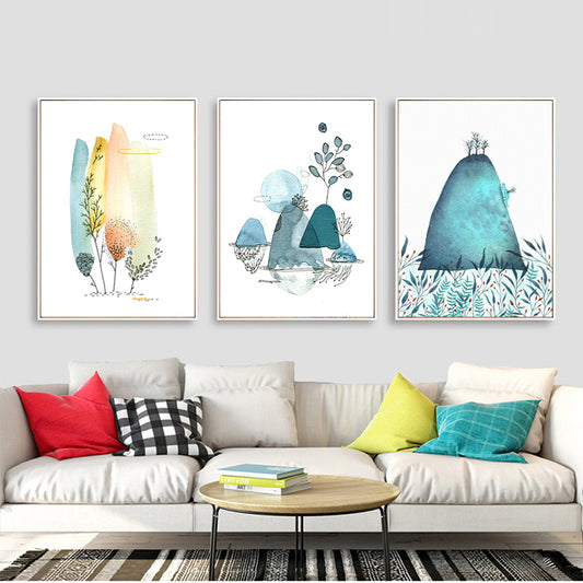 Nordic Fresh Plant Wall Art - Little Eudora