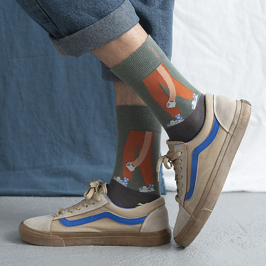 Unisex Painting Style Patterns Unisex Socks - 1 Pair - Little Eudora