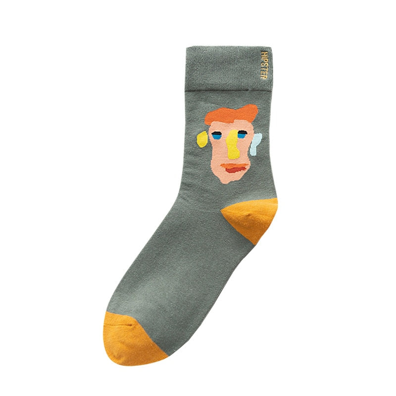 Harajuku funny Unisex Socks - 1 Pair - Little Eudora