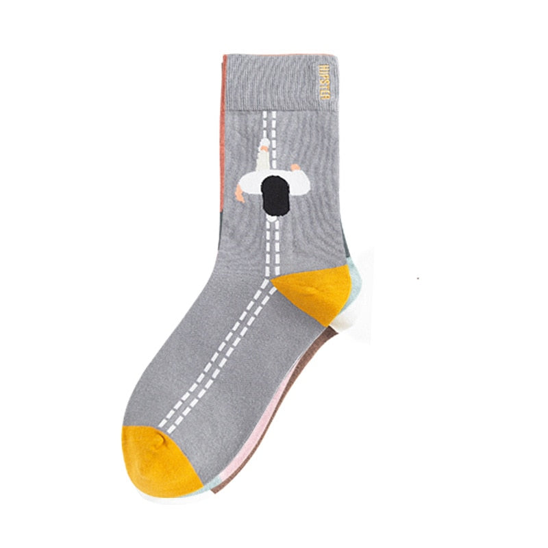 Harajuku funny Unisex Socks - 1 Pair - Little Eudora