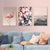 Romantic Pink Peony Flamingo Love Wall Art - Little Eudora