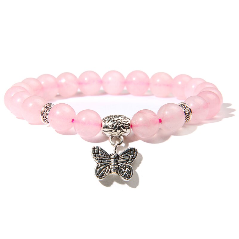 Handmade Natural Stone Lotus Ohm Buddha Beads Bracelet Pink Zebra Stone Lotus Charm Bracelet for Women Men Yoga  Jewelry Gifts