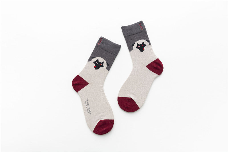 Unisex Painting Style Patterns Unisex Socks - 1 Pair - Little Eudora