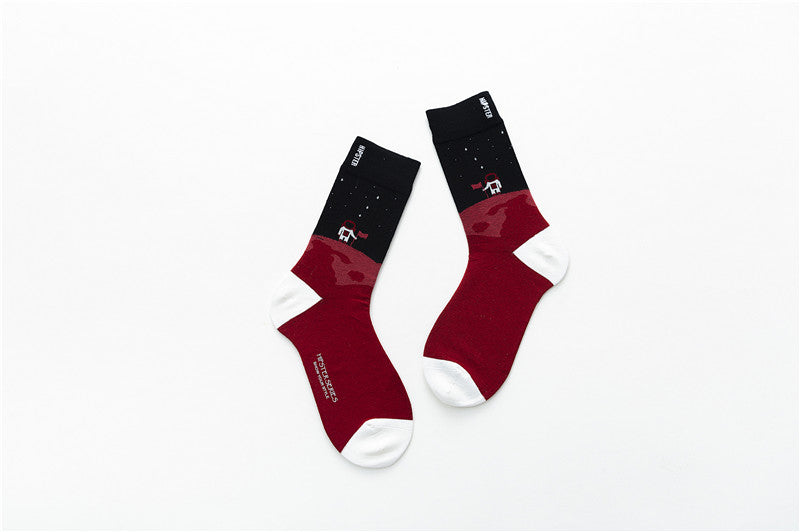 Unisex Painting Style Patterns Unisex Socks - 1 Pair - Little Eudora