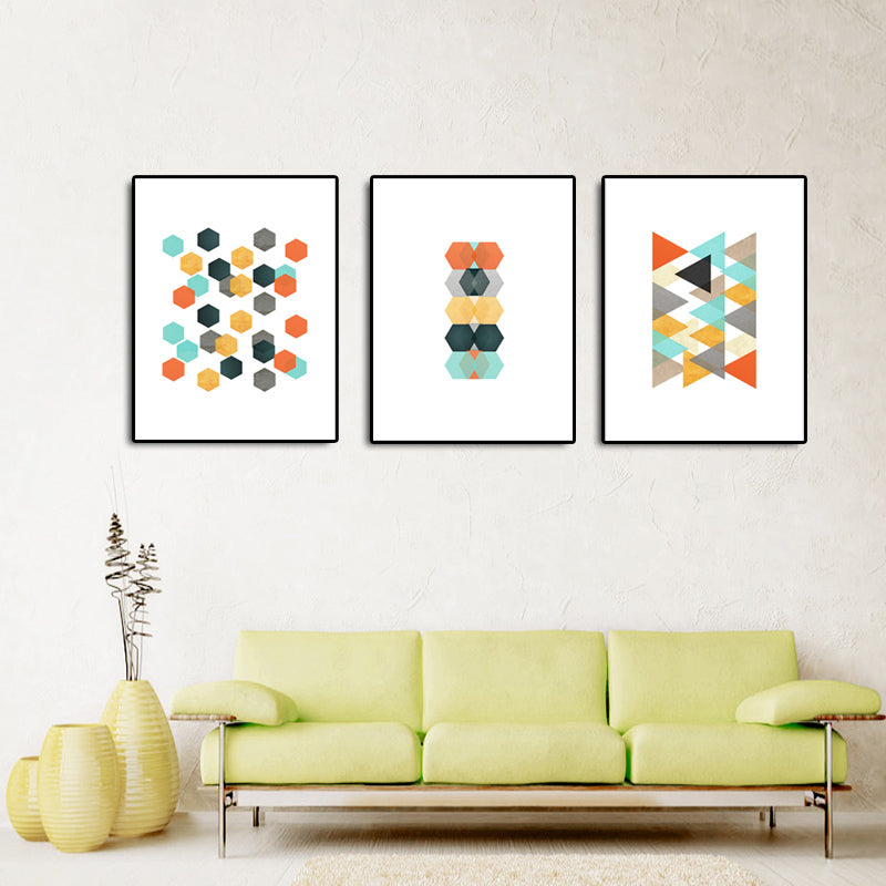 Geometric Multicolored Abstract Art - Little Eudora