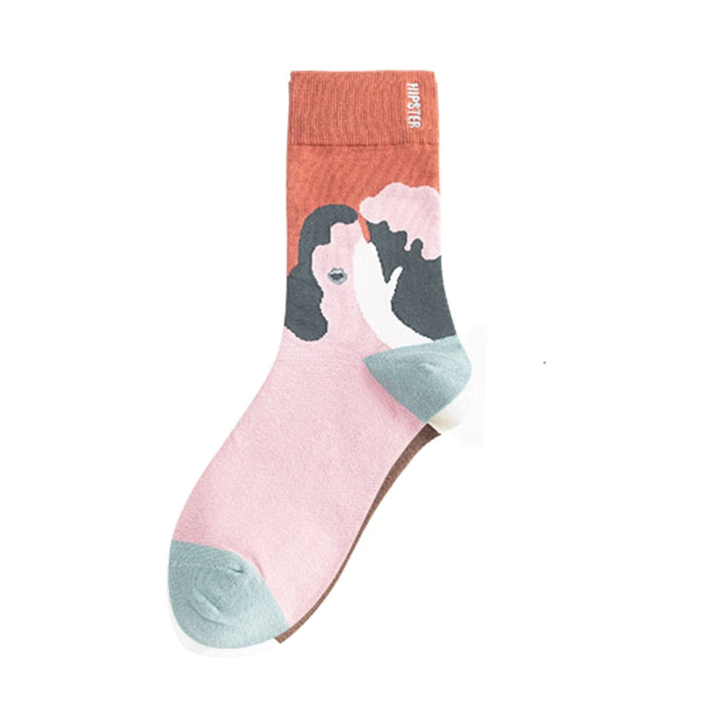 Harajuku funny Unisex Socks - 1 Pair - Little Eudora