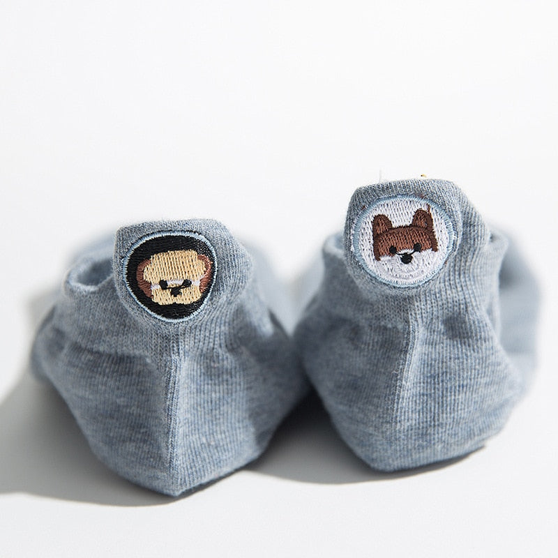 Animal print socks funny cute korean style Socks - 1 Pair - Little Eudora