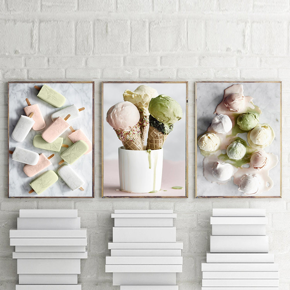 Ice Cream Wall Art - Little Eudora