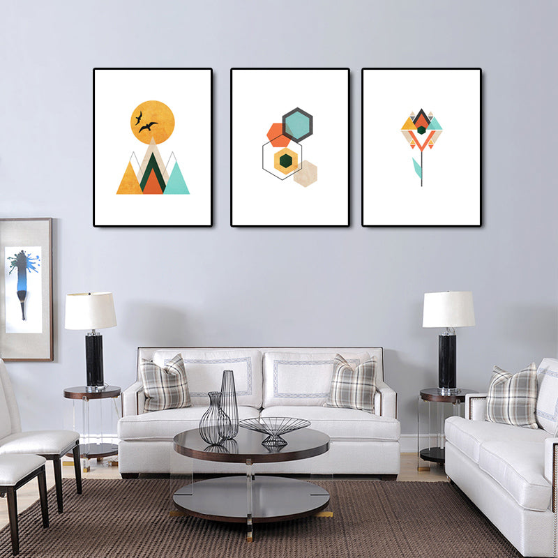 Geometric Multicolored Abstract Art - Little Eudora