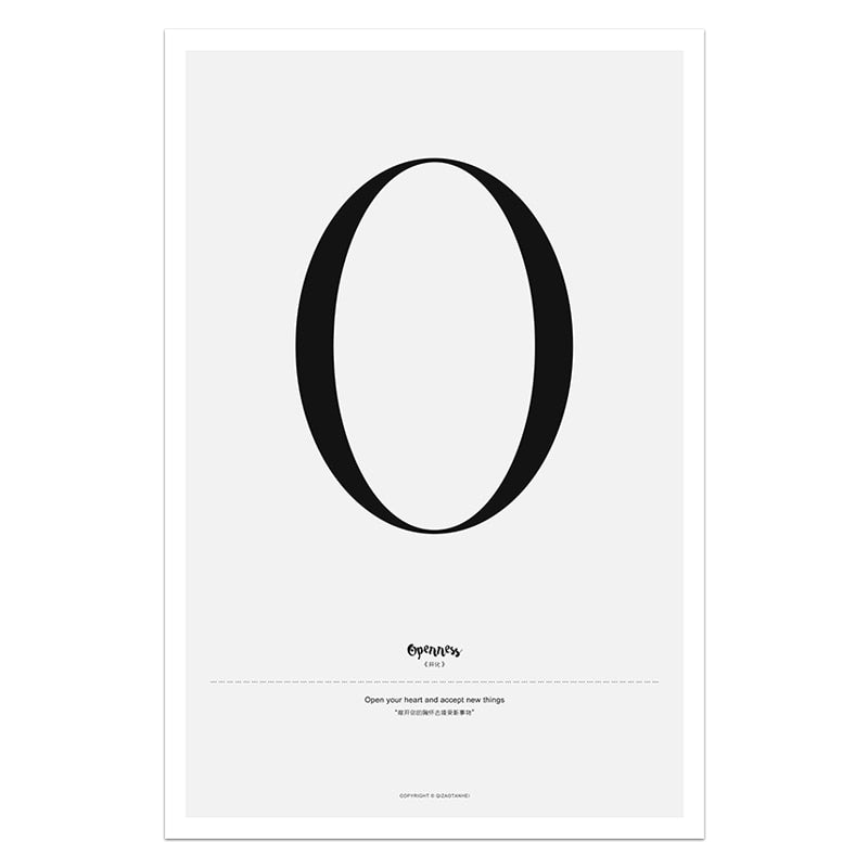 Quote Words Nordic Style CWall Art - Little Eudora