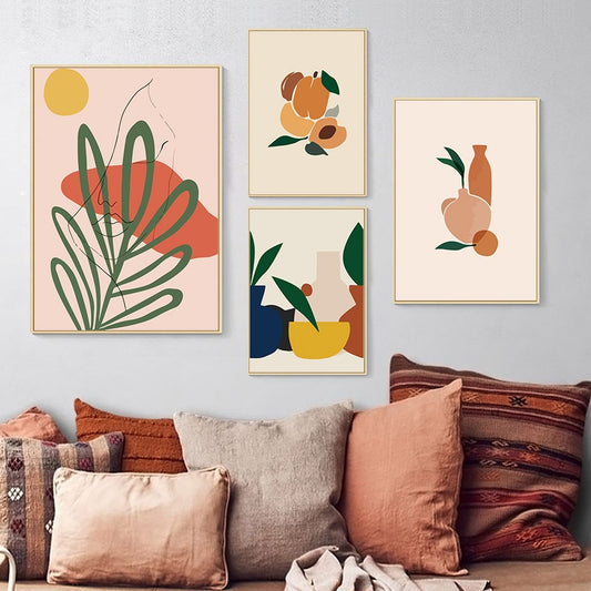 Scandinavia Abstract Still Life Figure Wall Art - Little Eudora