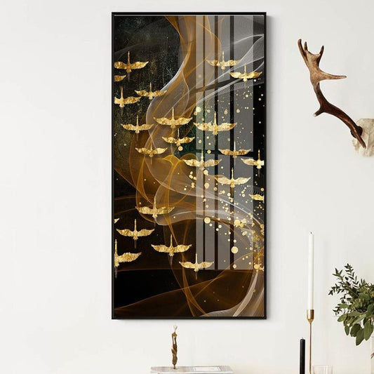 Golden Bird Wall Art - Little Eudora