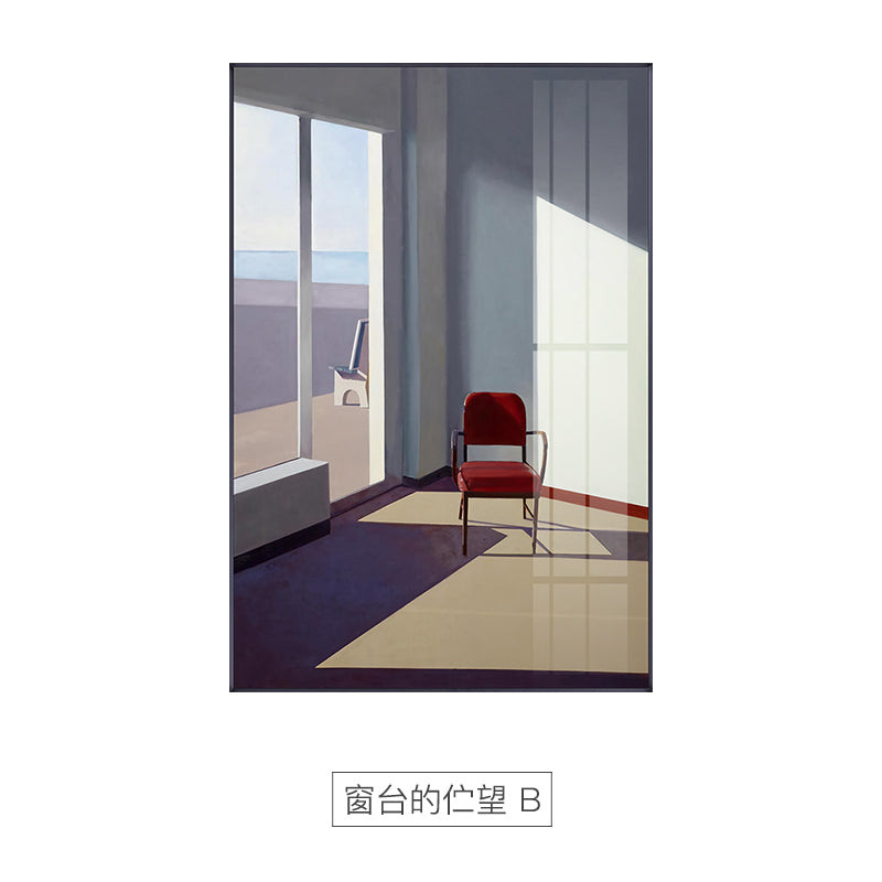 Nordic landscape stand by the windows Wall Art - Little Eudora