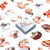 Flower Totem Memo Stickers 45pcs/box