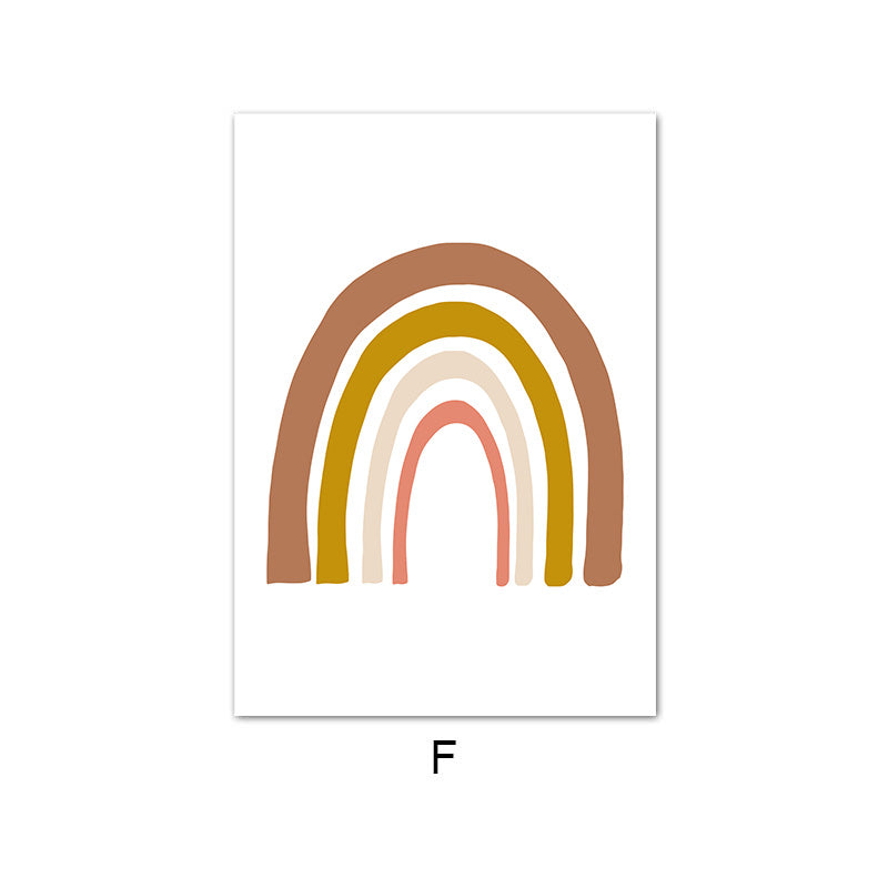 Abstract Rainbow Nursery Quotes - Little Eudora