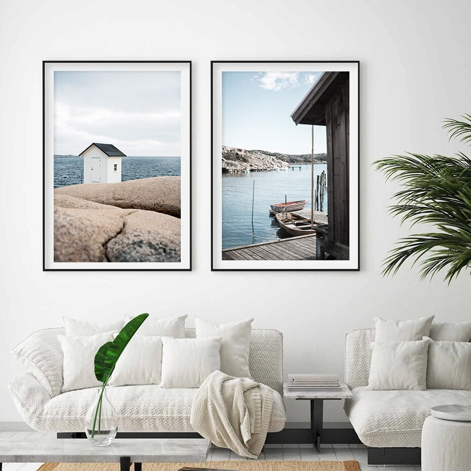 Boho Boats Archipelago River Landscape - Little Eudora