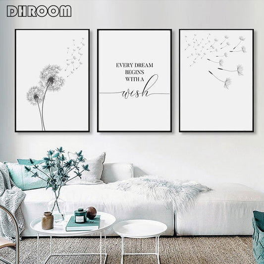 Dandelion Wall Art - Little Eudora