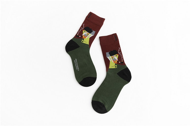 Unisex Painting Style Patterns Unisex Socks - 1 Pair - Little Eudora