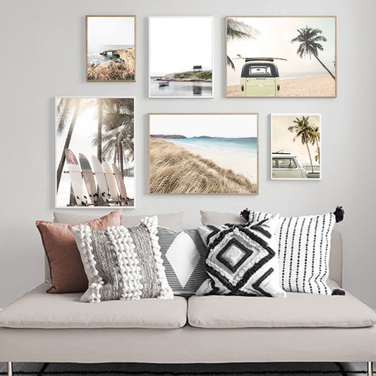 Tropical Summer Sea Beach Travel Wall Art - Little Eudora