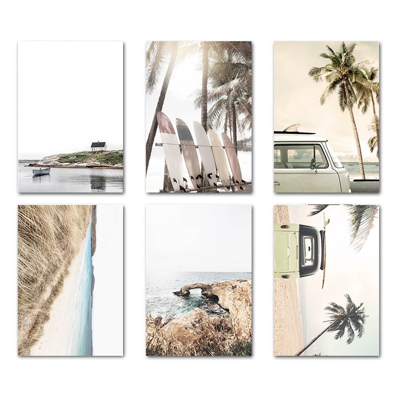 Tropical Summer Sea Beach Travel Wall Art - Little Eudora