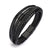 ZG Wholesale Men's Braided Leather Bracelets armband heren in Black and Brown Color with Magnetic Elegent Bracelet for Man