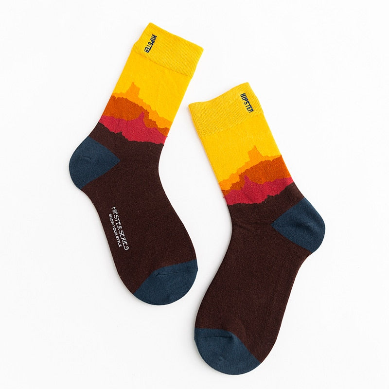 Unisex Painting Style Patterns Unisex Socks - 1 Pair - Little Eudora