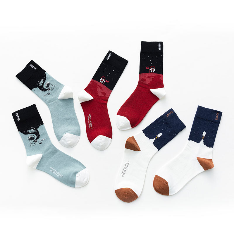 Unisex Painting Style Patterns Unisex Socks - 1 Pair - Little Eudora