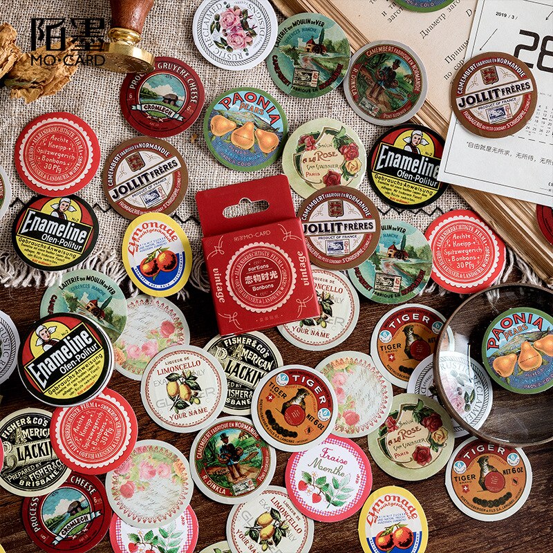 Paint Stationery Sticker Totem Memo Stickers 46pcs/box