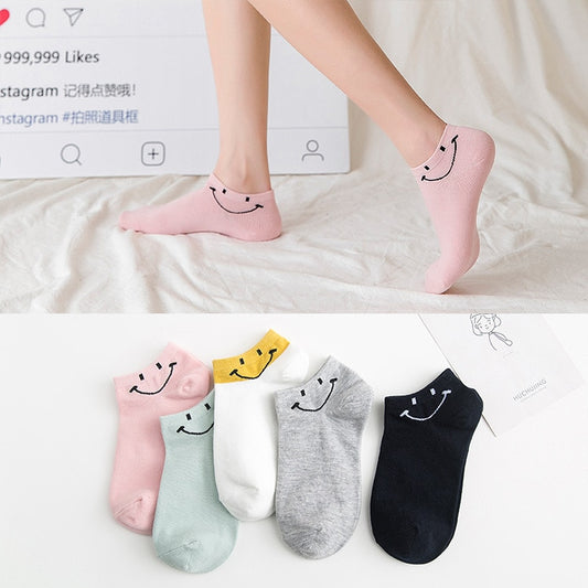Cute face expressions Socks - 5 Pairs - Little Eudora