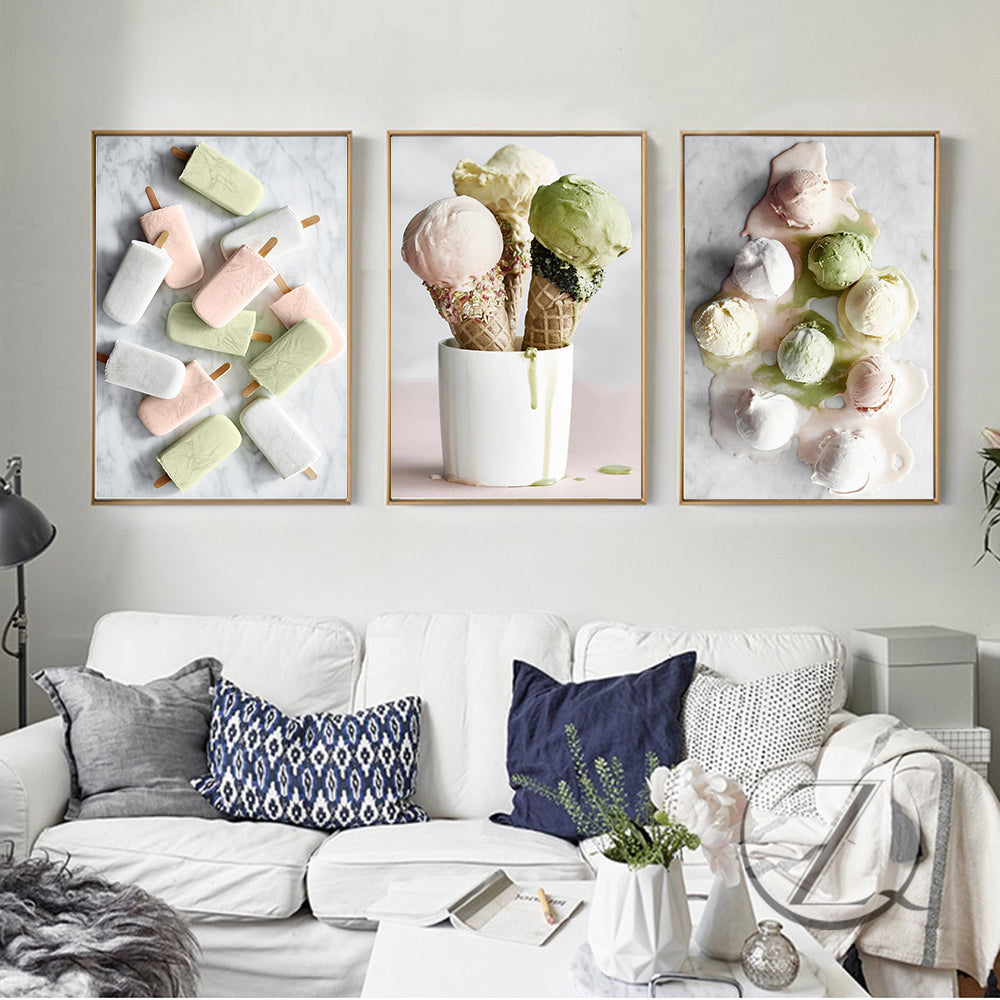 Ice Cream Wall Art - Little Eudora