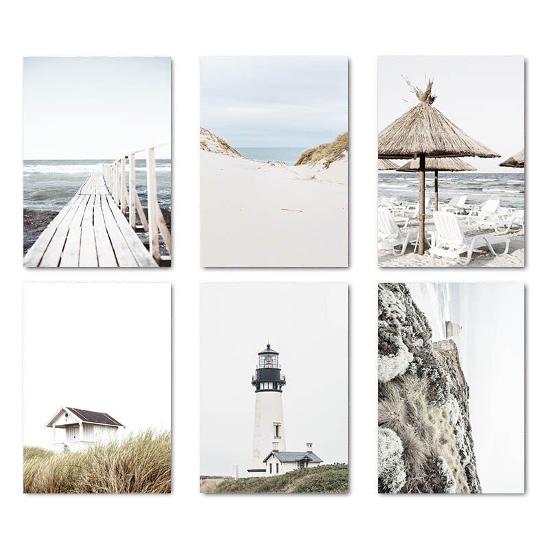 Tropical Summer Sea Landscape Wall Art - Little Eudora
