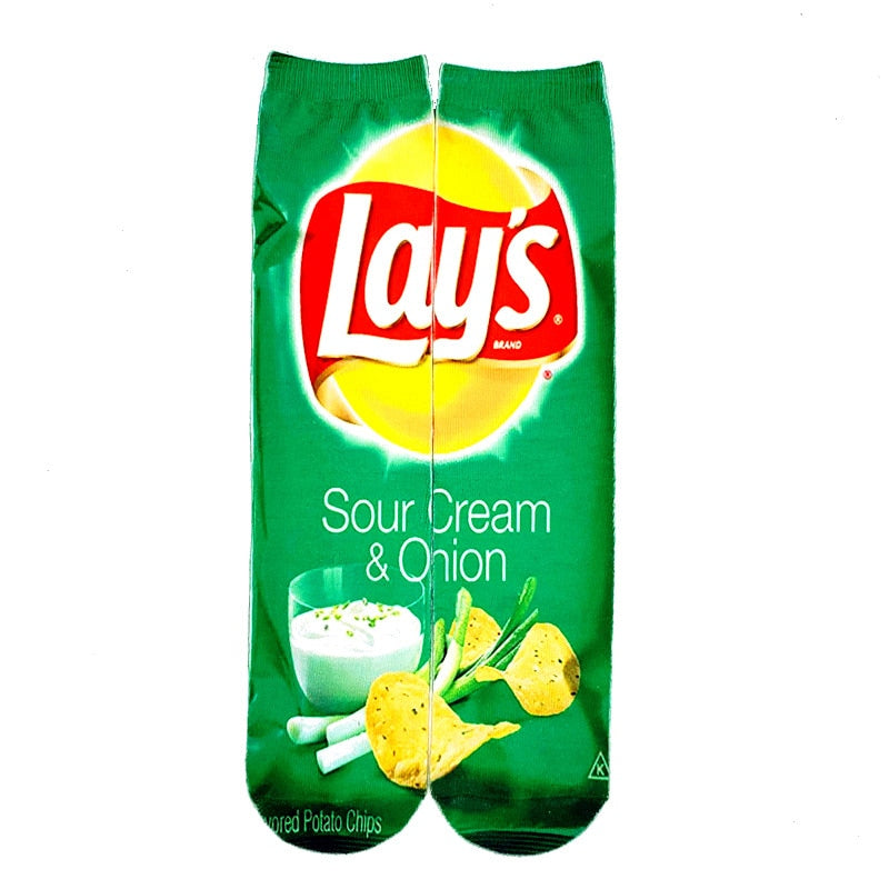 Snacks Cotton Socks - 1 Pair - Little Eudora