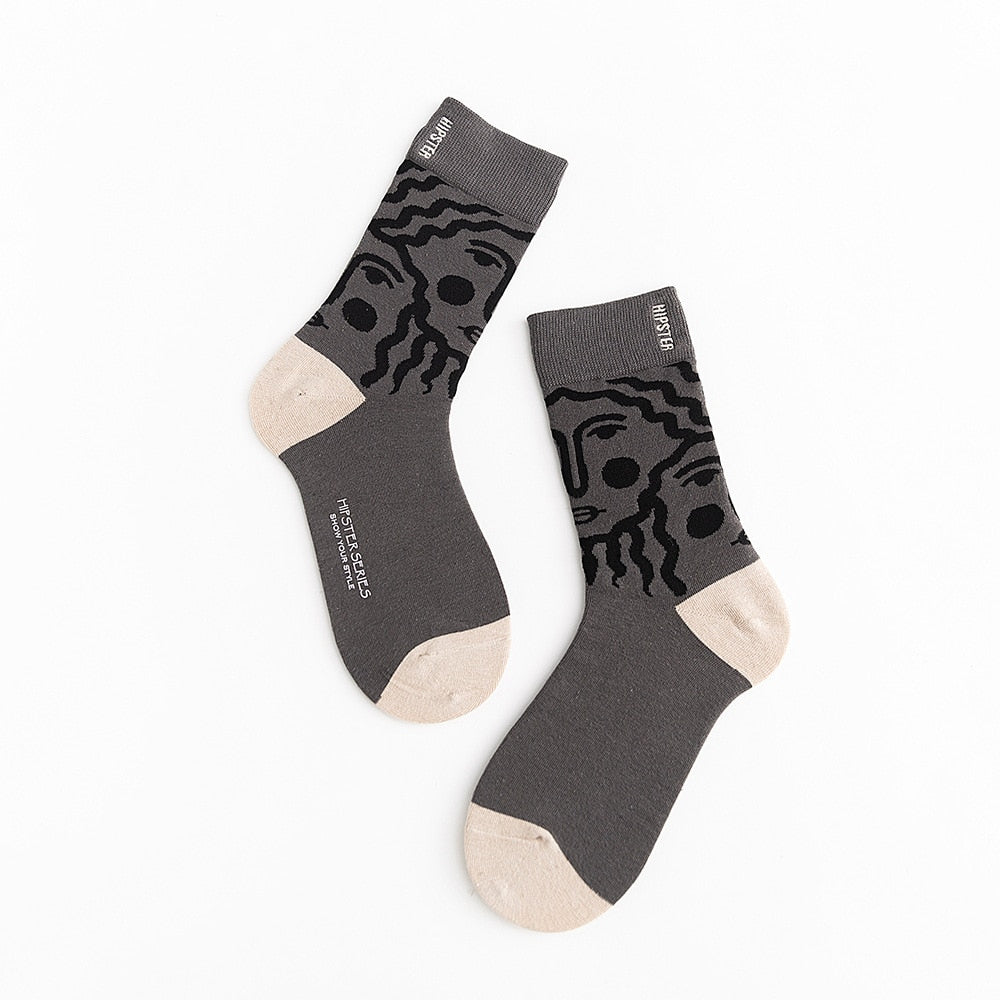 Harajuku funny Unisex Socks - 1 Pair - Little Eudora