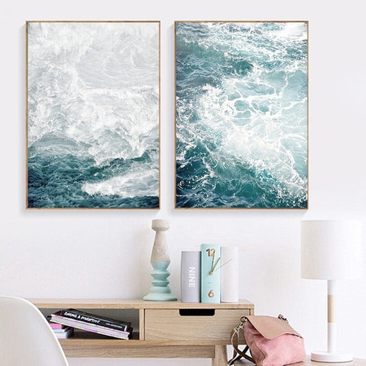 Ocean Wave Landscapes Wall Art - Little Eudora