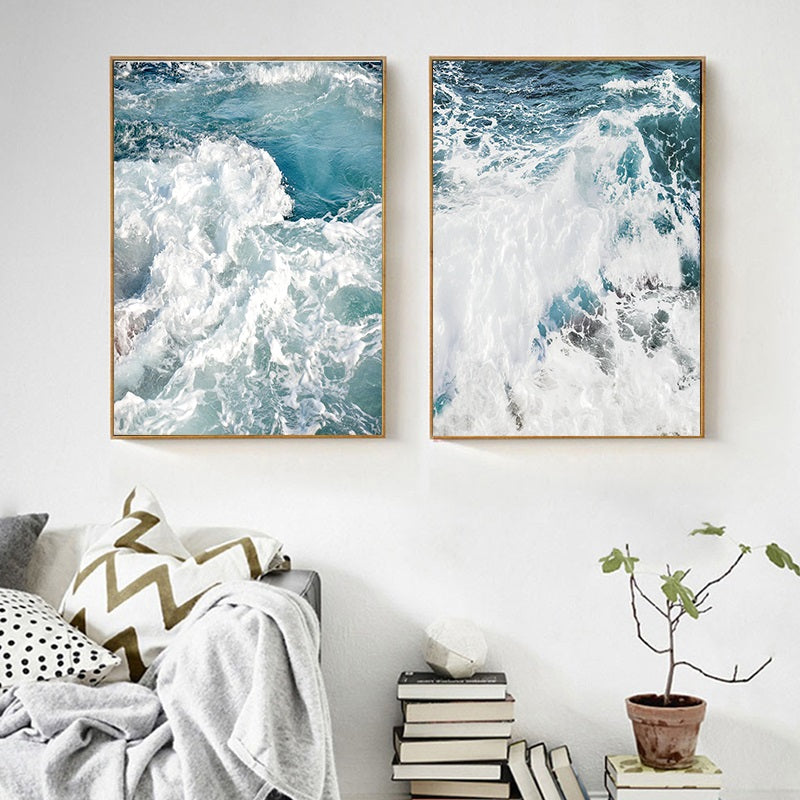 Ocean Wave Landscapes Wall Art - Little Eudora