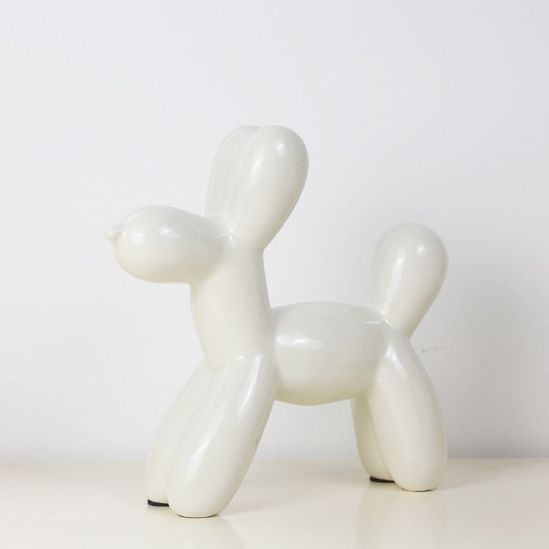 Nordic Ceramic Animal Balloon Dog Figurines - Little Eudora
