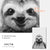 Black White Sloth Wall Art - Little Eudora