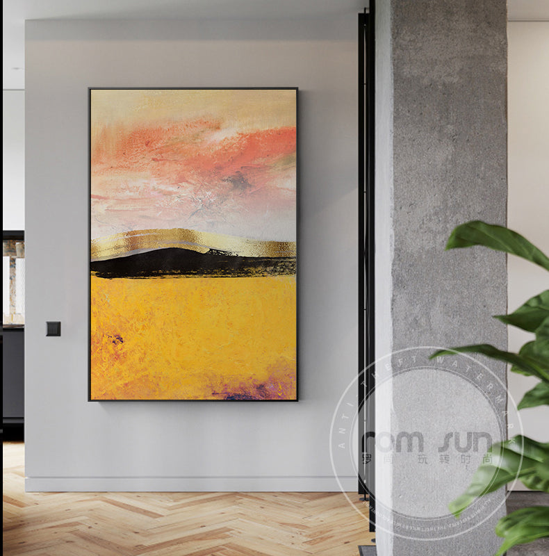 Abstract Bright Colour Blocks Wall Art - Little Eudora