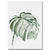Watercolor Plant Leaves Poster Wall Art - Little Eudora