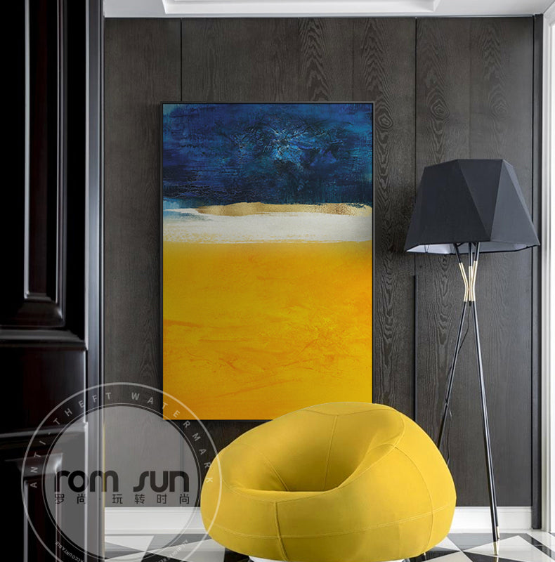 Abstract Bright Colour Blocks Wall Art - Little Eudora