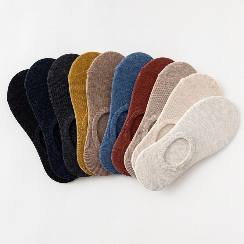 Japanese solid color Socks - 5 Pairs - Little Eudora