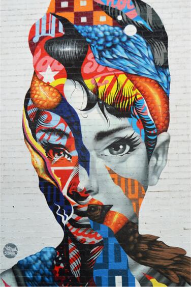 Street Graffiti Wall Art - Little Eudora