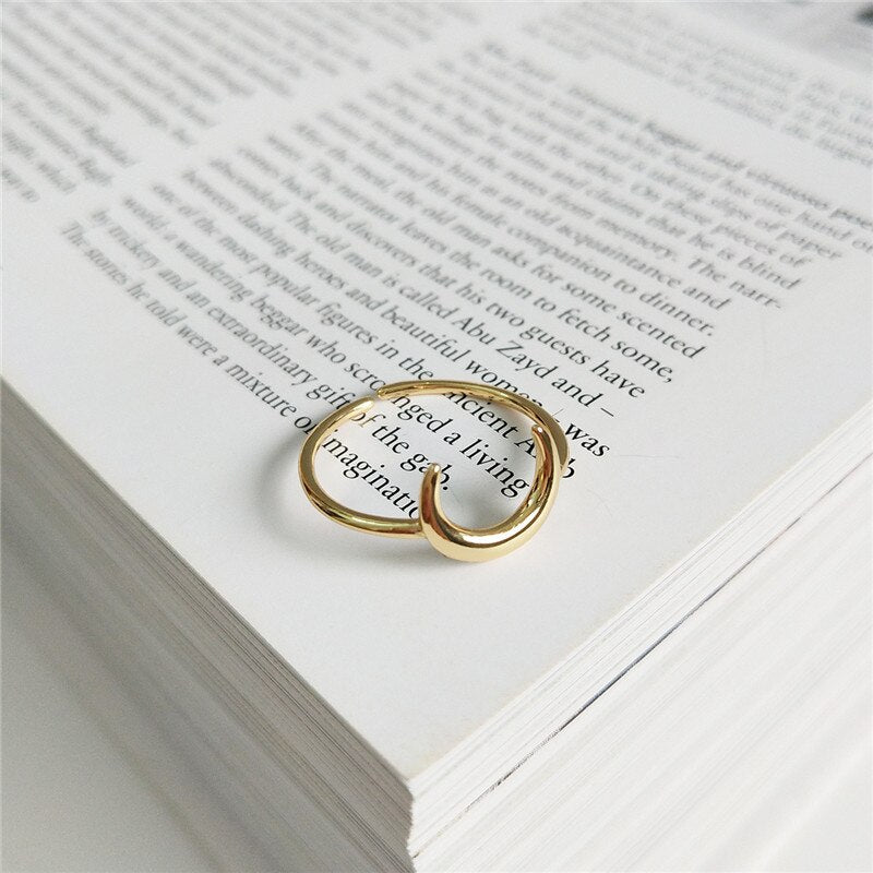 INZATT Real 925 Sterling Silver Resizable Ring Moon Star Shield Baby Initial Letter For Fashion Women Boho fine  Jewelry