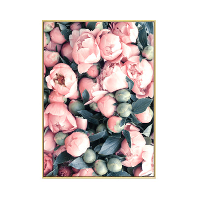 Romantic Pink Peony Flamingo Love Wall Art - Little Eudora