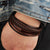 ZG Wholesale Men's Braided Leather Bracelets armband heren in Black and Brown Color with Magnetic Elegent Bracelet for Man