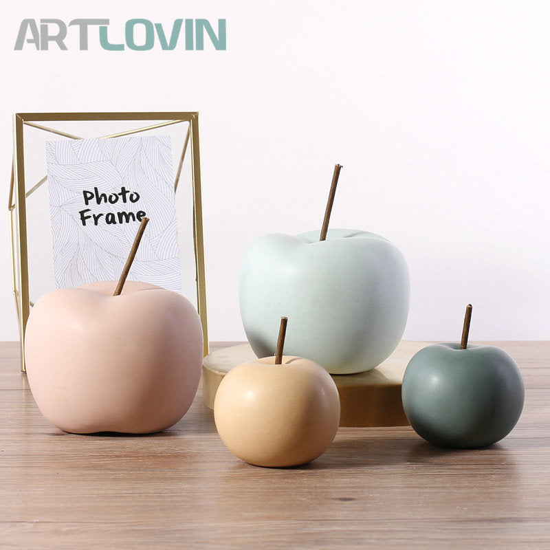 Ceramic Apple Figurines - Little Eudora