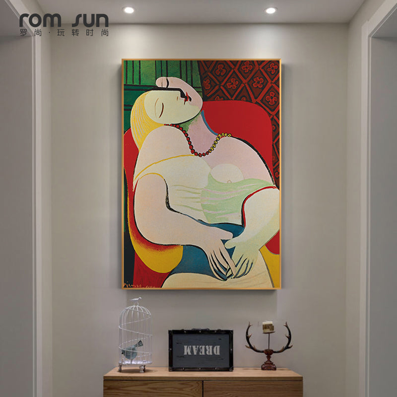 Picasso Dreaming Woman Wall Art - Little Eudora